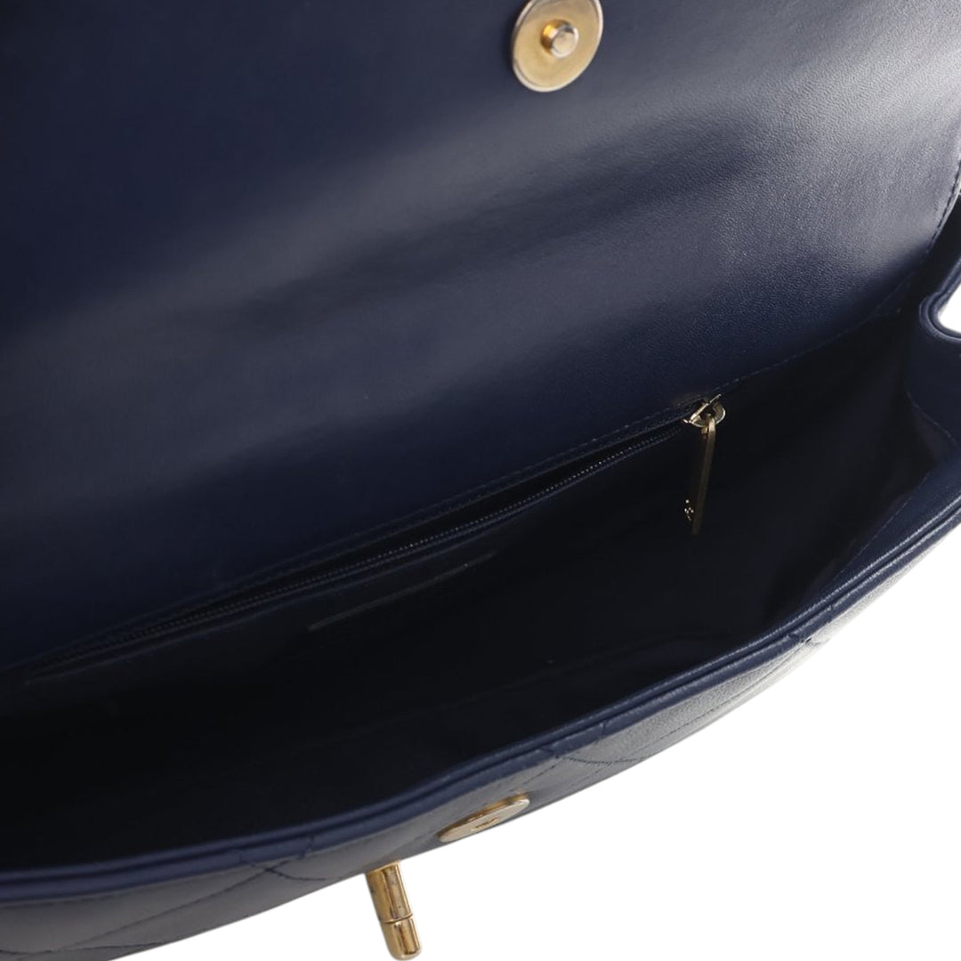 Chanel Matelassé Cuir d’agneau A Real Catch à rabat