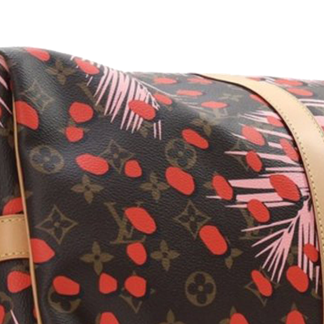 Louis Vuitton Monogram Jungle Dots Keepall Bandouliere 50