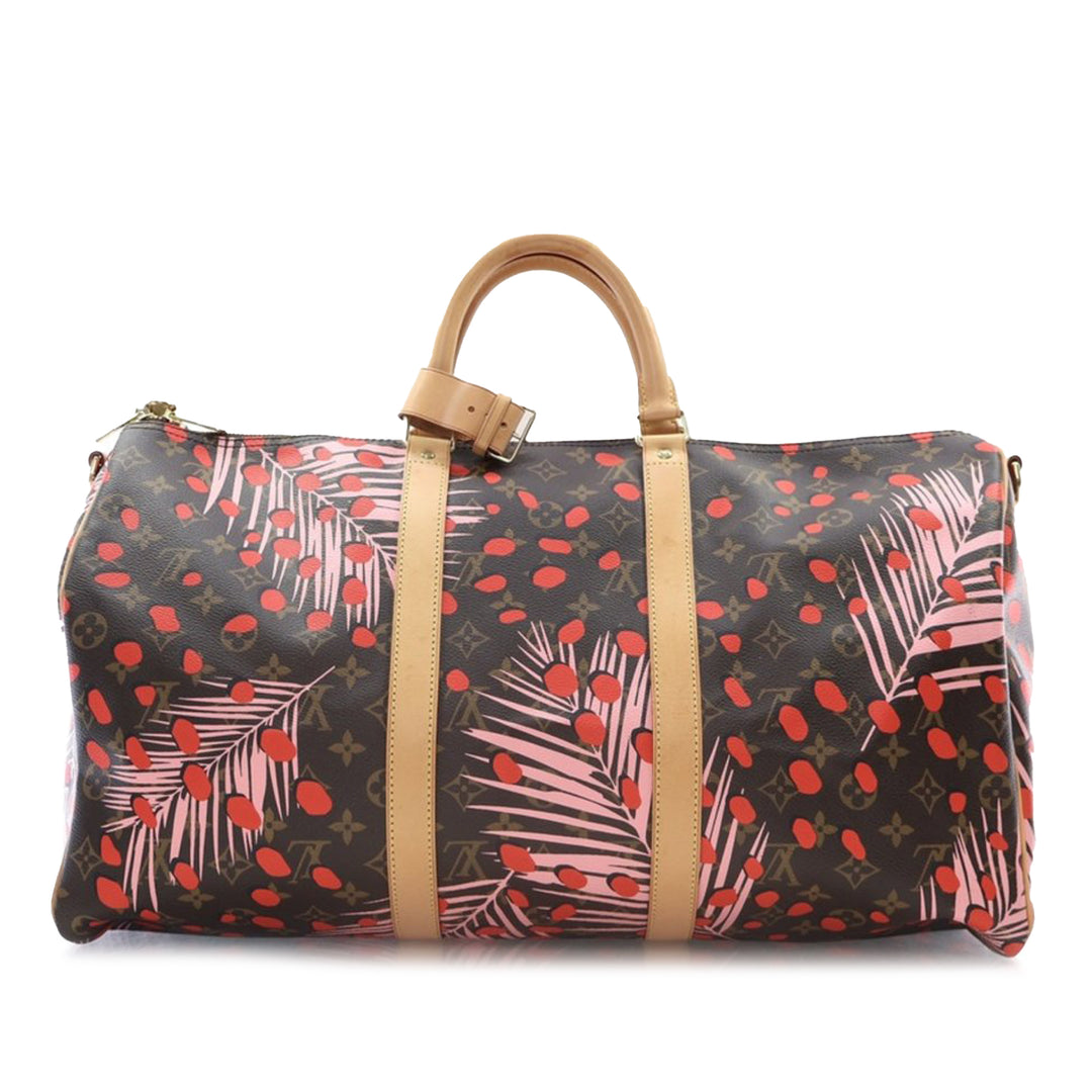 Louis Vuitton Monogram Jungle Dots Keepall Bandouliere 50