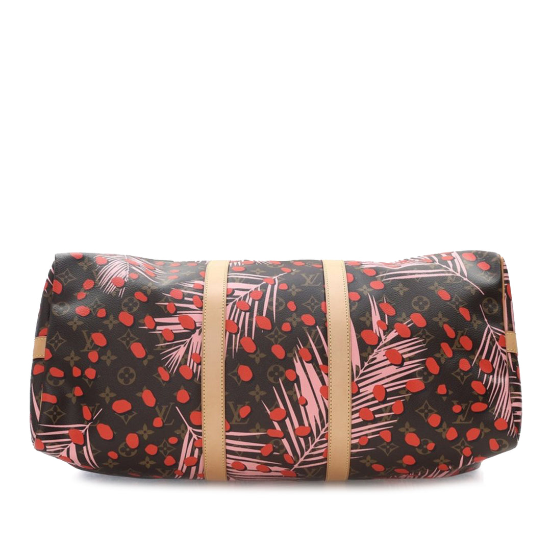 Louis Vuitton Monogram Jungle Dots Keepall Bandouliere 50