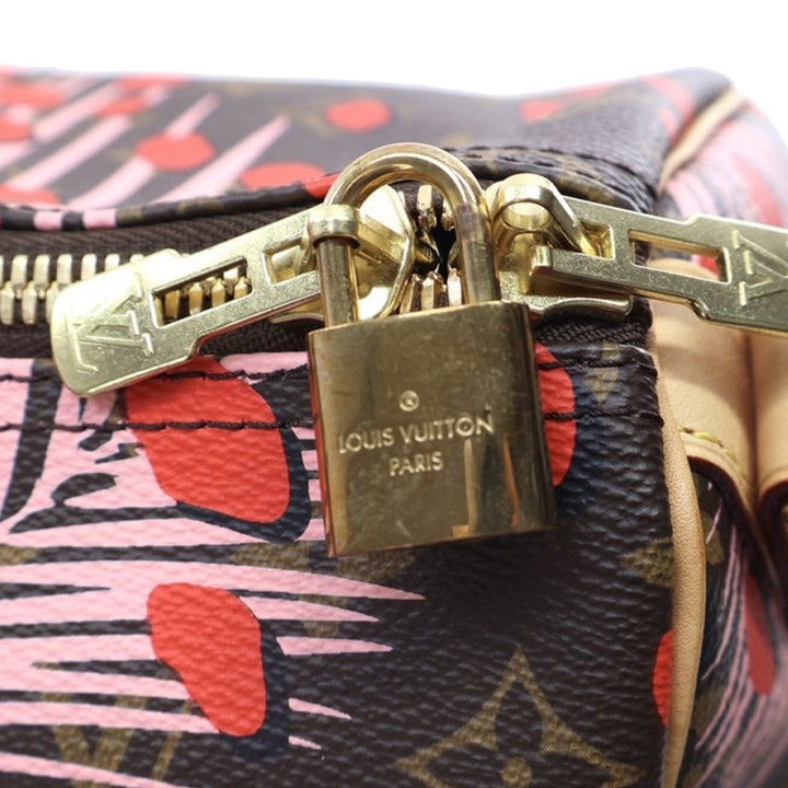 Louis Vuitton Monogram Jungle Dots Keepall Bandouliere 50