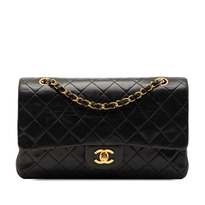 Chanel Medium Classic Cuir d’agneau Double rabat