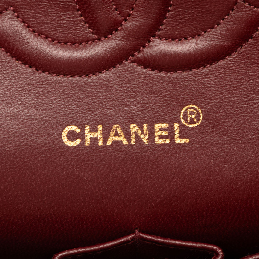 Chanel Medium Classic Cuir d’agneau Double rabat