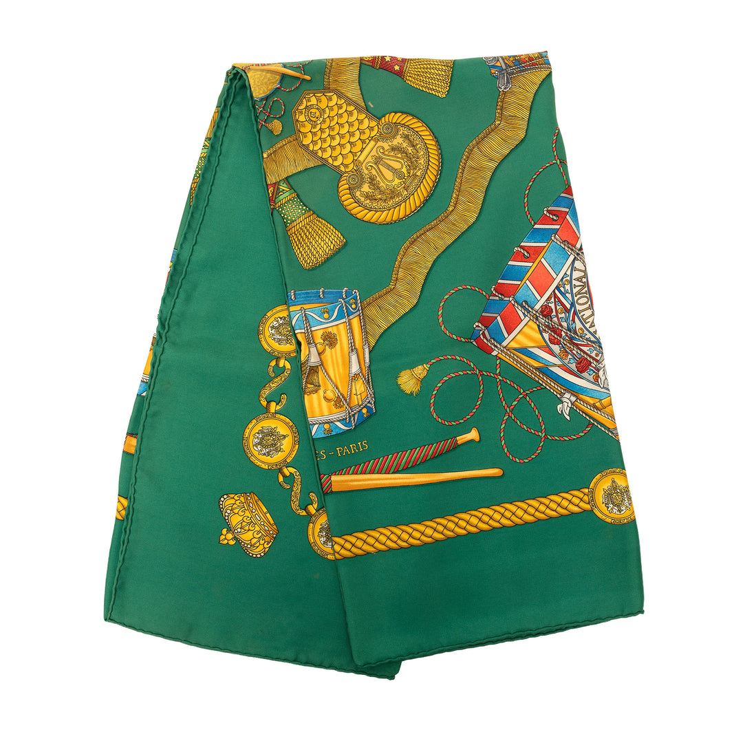 Les Tambours Foulard 90 Vert