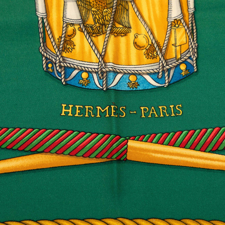 Les Tambours Foulard 90 Vert
