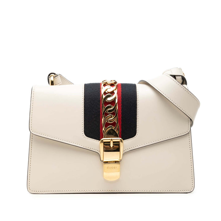 Gucci Small Cuir de veau Web Sylvie Sac