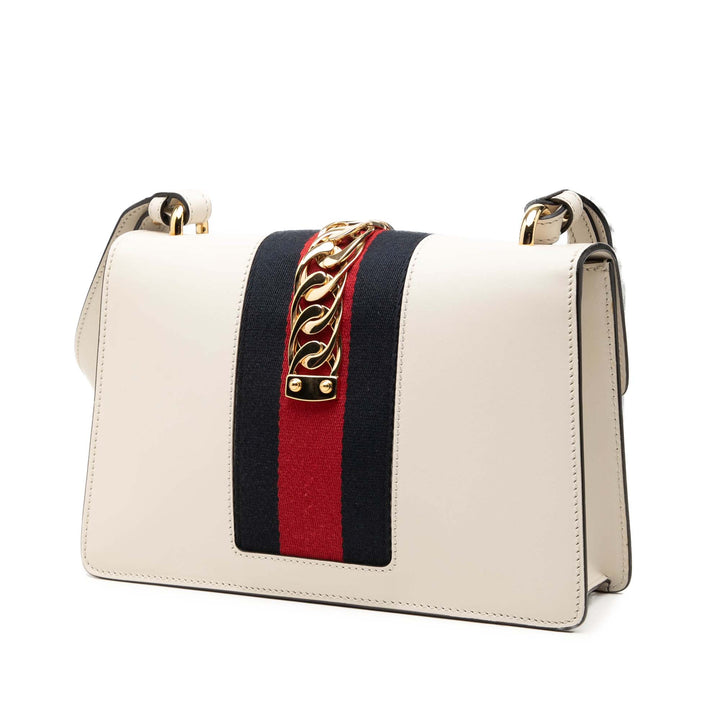 Gucci Small Cuir de veau Web Sylvie Sac