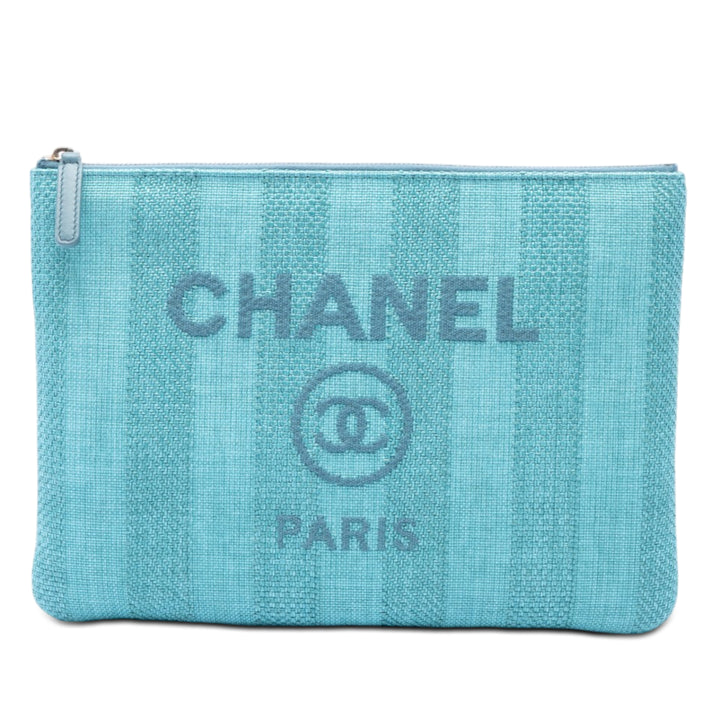 Chanel Deauville O Étui Pochette Moyen Tweed