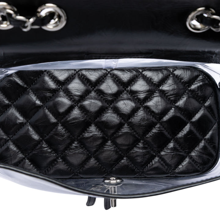 Chanel Matelassé et PVC Aquarium Sac Cuir d'agneau