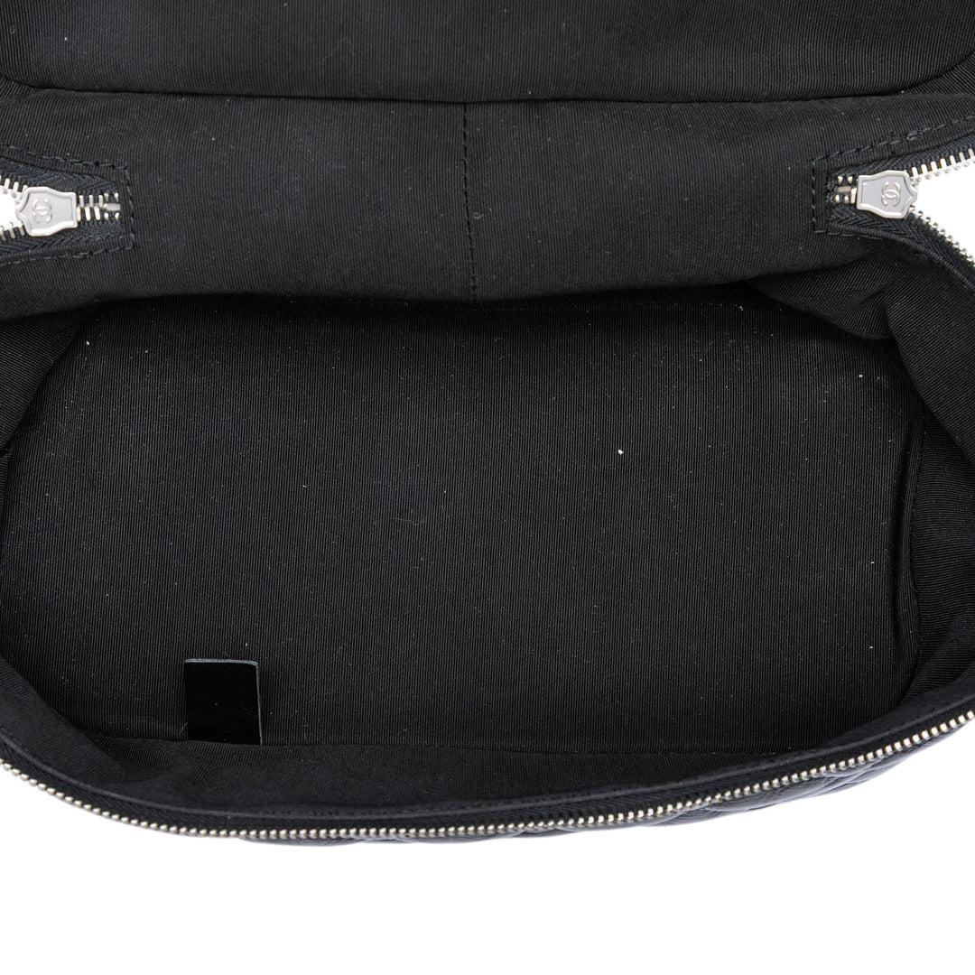 Chanel Matelassé et PVC Aquarium Sac Cuir d'agneau