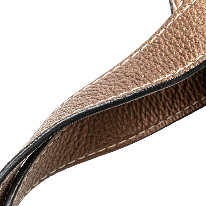 Anagram Canvas Tote Brown - Gaby Paris