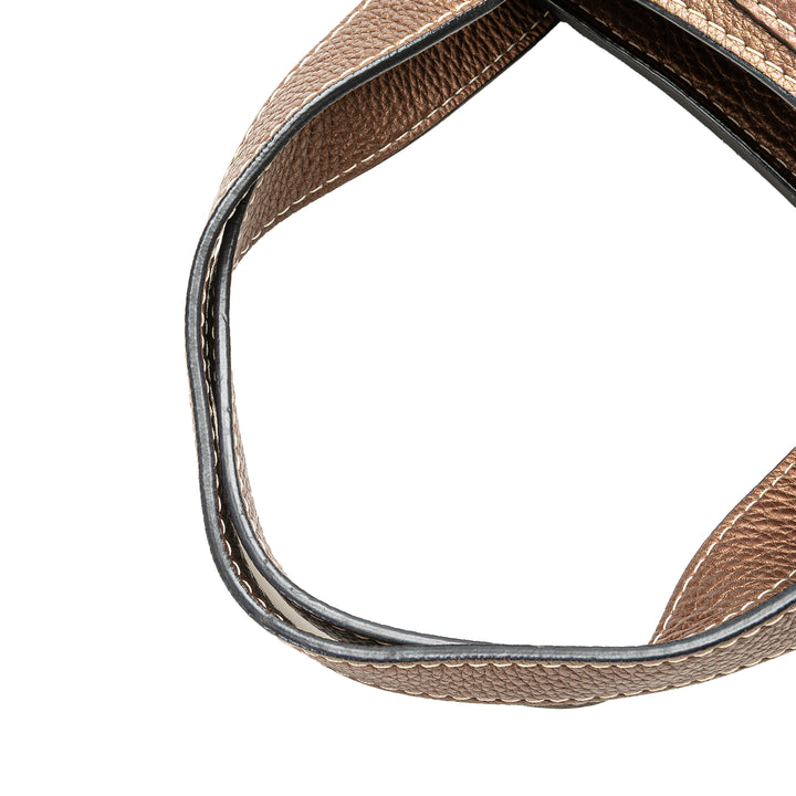 Anagram Canvas Tote Brown - Gaby Paris