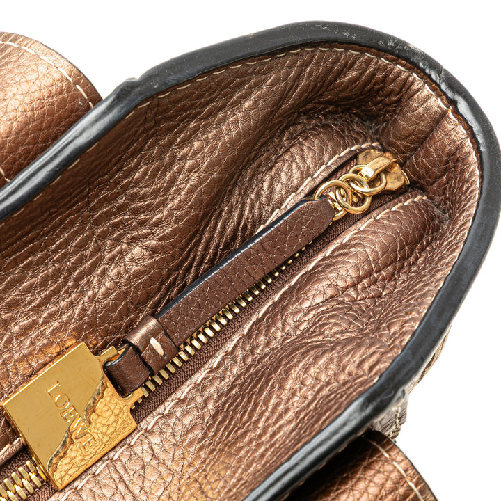 Anagram Canvas Tote Brown - Gaby Paris