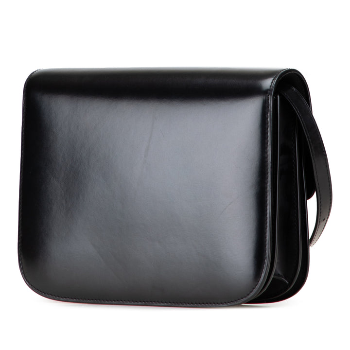 Medium Calfskin Classic Box Black - Gaby Paris