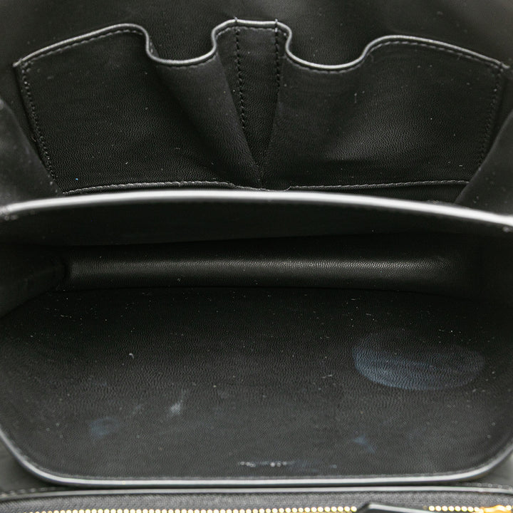Medium Calfskin Classic Box Black - Gaby Paris