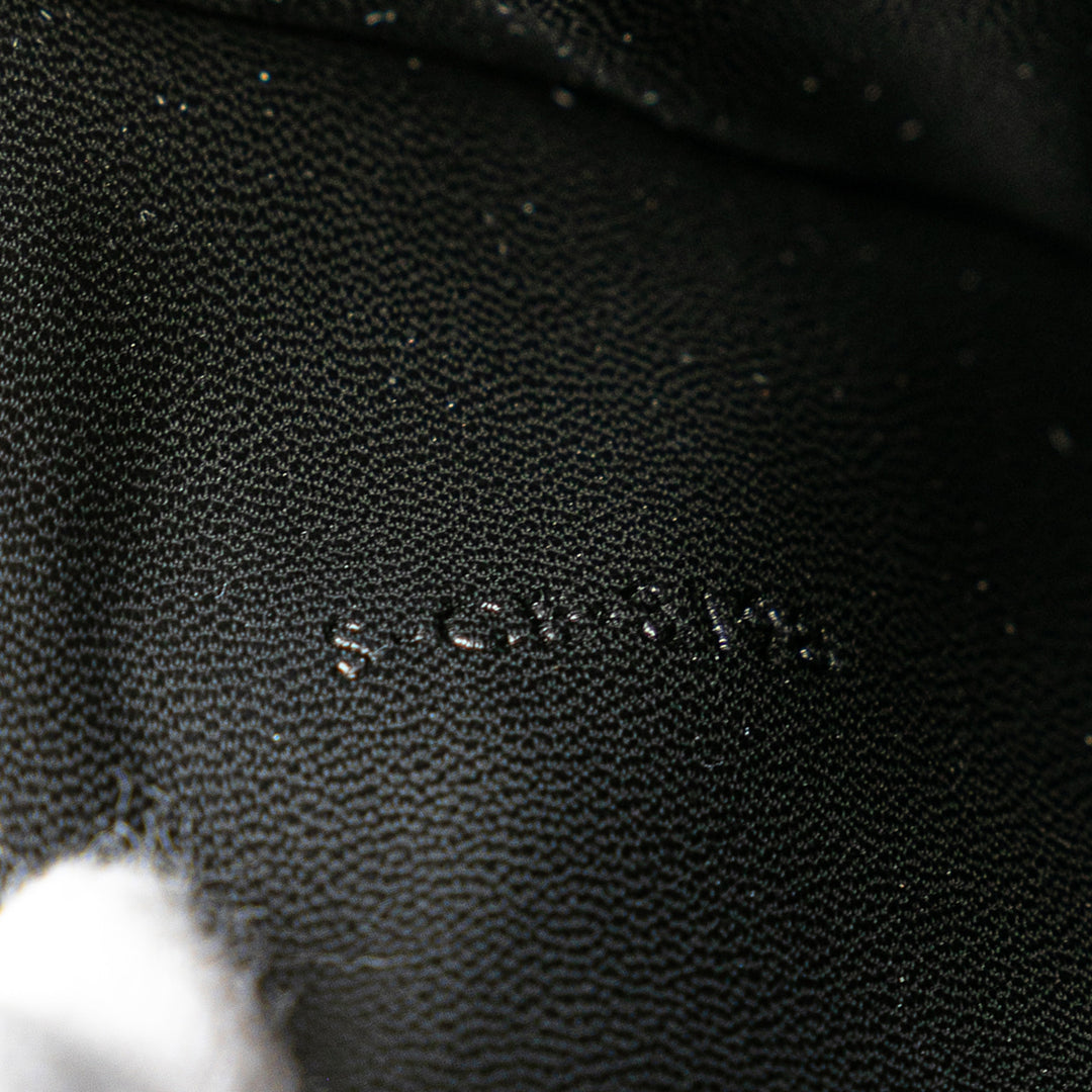 Medium Calfskin Classic Box Black - Gaby Paris