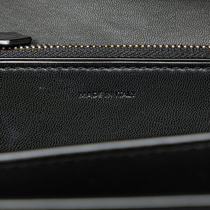 Medium Calfskin Classic Box Black - Gaby Paris