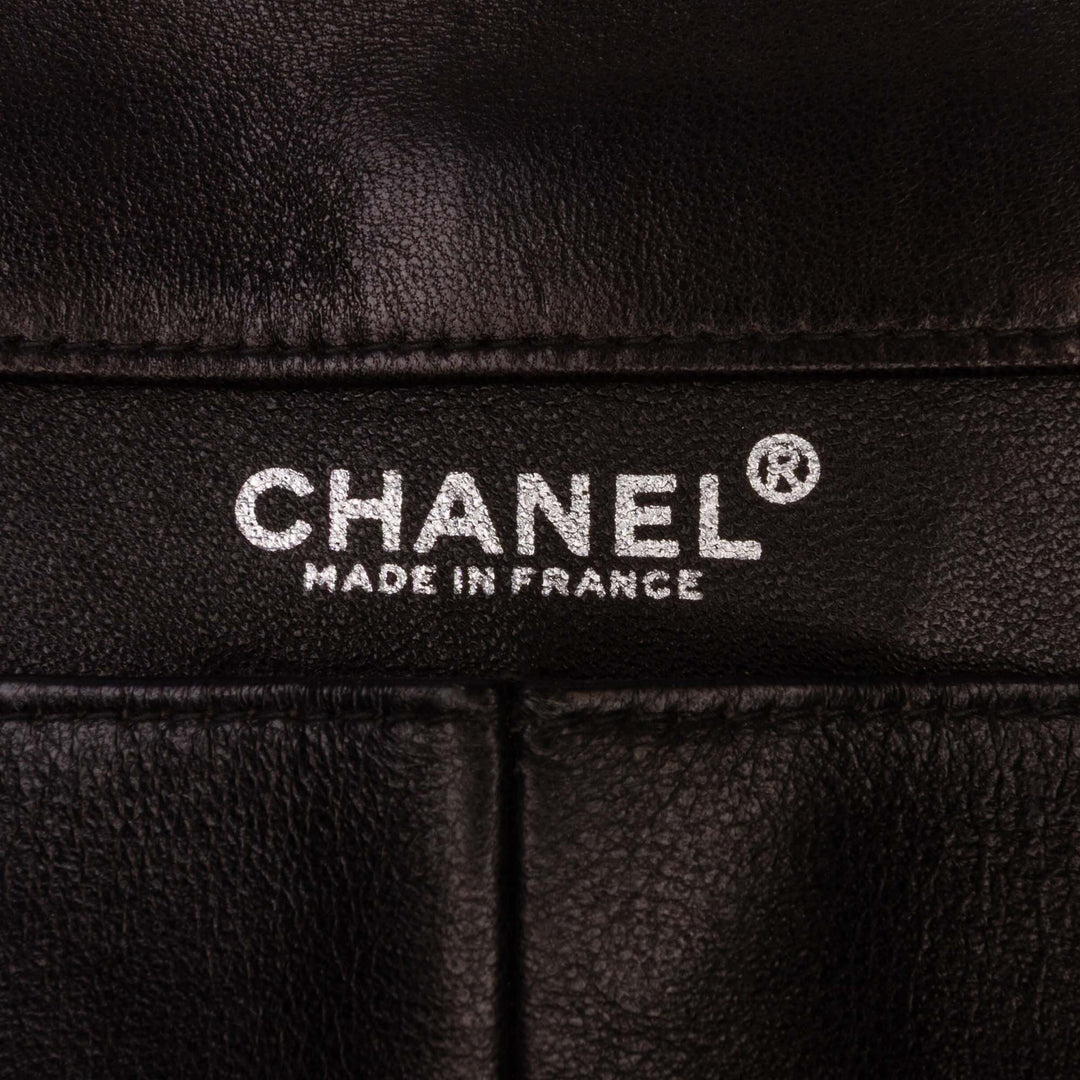 Chanel Matelassé Cuir d’agneau Chocolate Bar Sac bandoulière