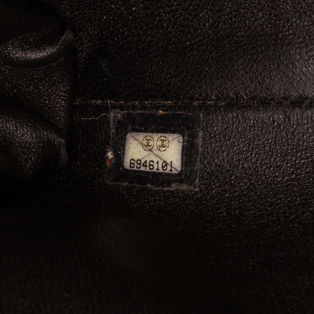 Chanel Matelassé Cuir d’agneau Chocolate Bar Sac bandoulière