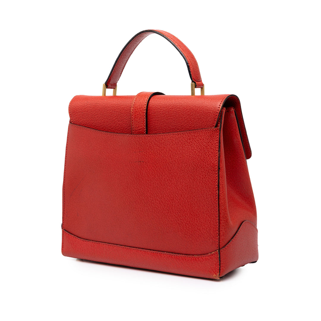 Celine Sac à main 16 Turn Lock à Rouge – vue 2 – GABY PARIS