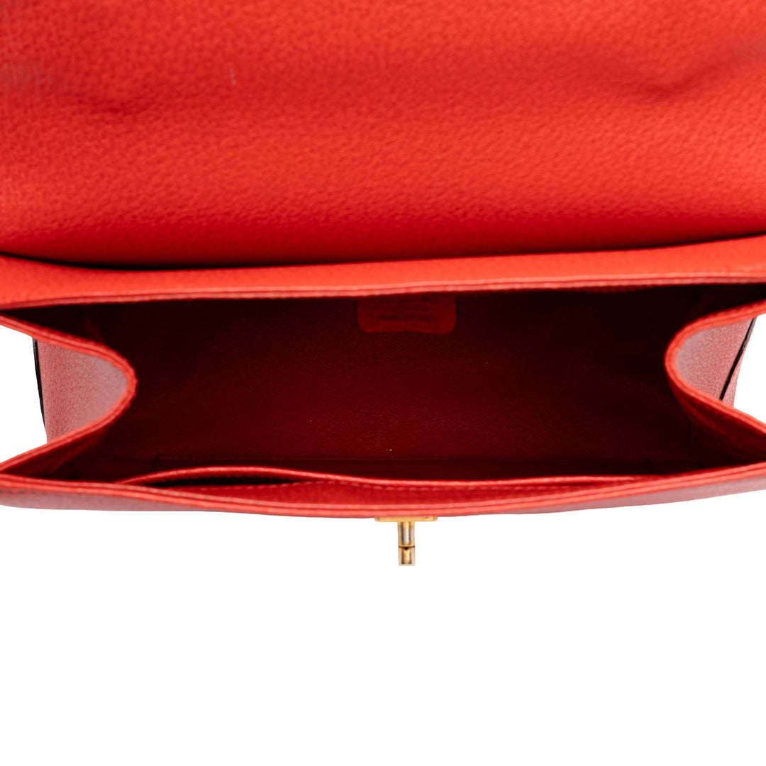 Celine Sac à main 16 Turn Lock à Rouge – vue 4 – GABY PARIS