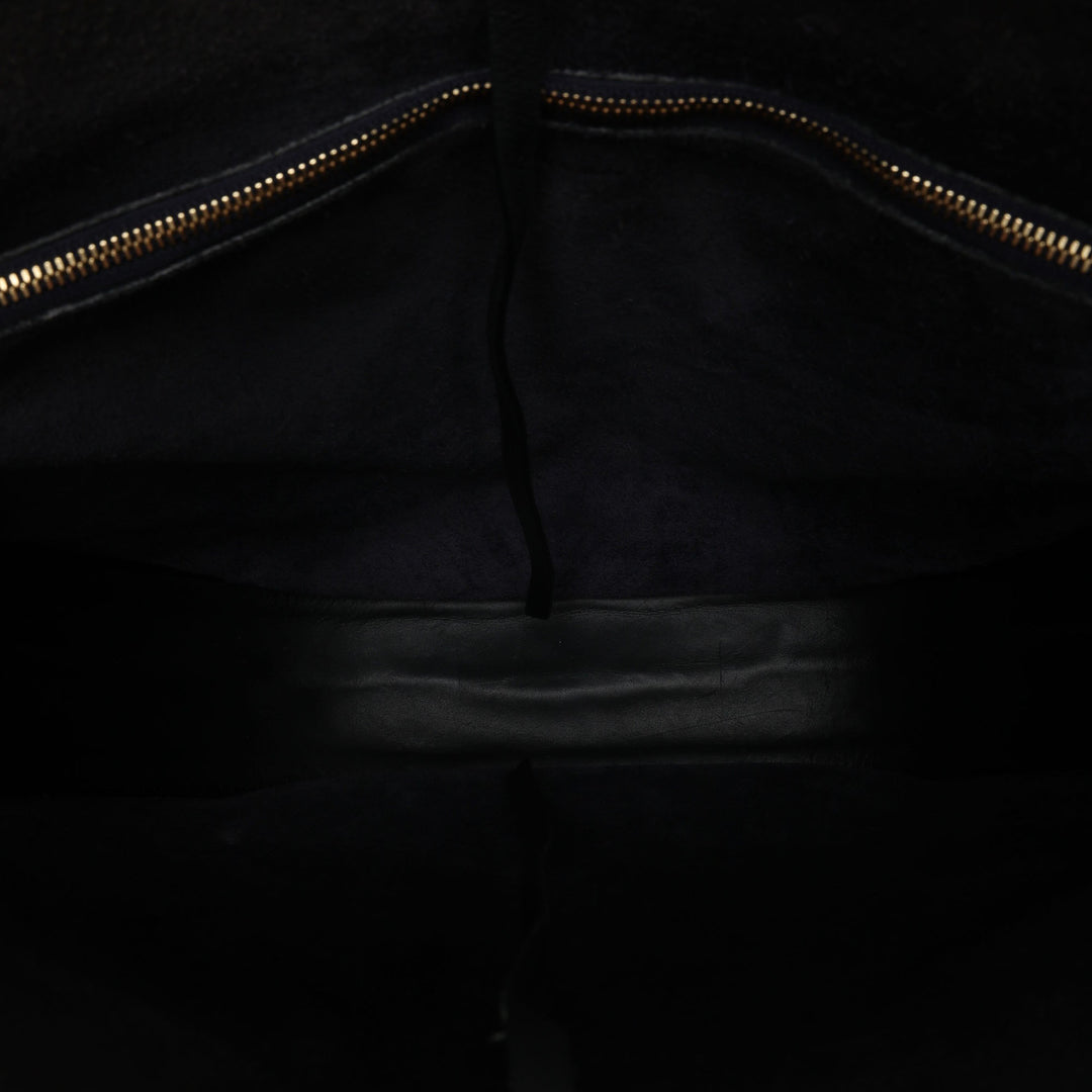 Celine Sac porté épaule Bicolore Trotteur Hobo Moyen Cuir de veau Rouge – vue 4 – GABY PARIS