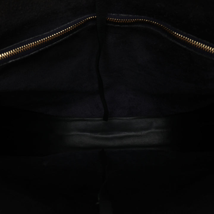 Celine Sac porté épaule Bicolore Trotteur Hobo Moyen Cuir de veau Rouge – vue 4 – GABY PARIS