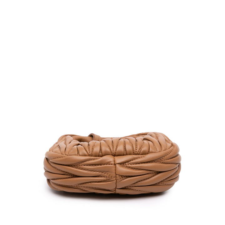 Matelasse Wander Sac Micro nappa Marron