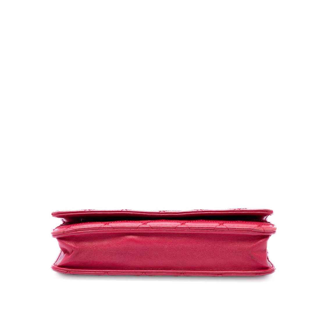 Chanel CC Cuir d’agneau Wild Stitch Wallet on Chain