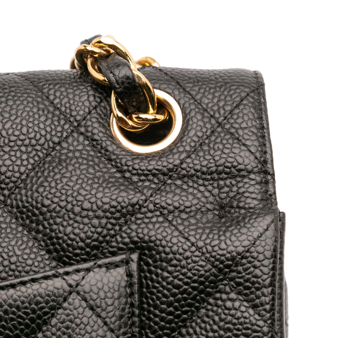 Chanel Jumbo Classic Caviar Double rabat Noir – GABY PARIS Authentique