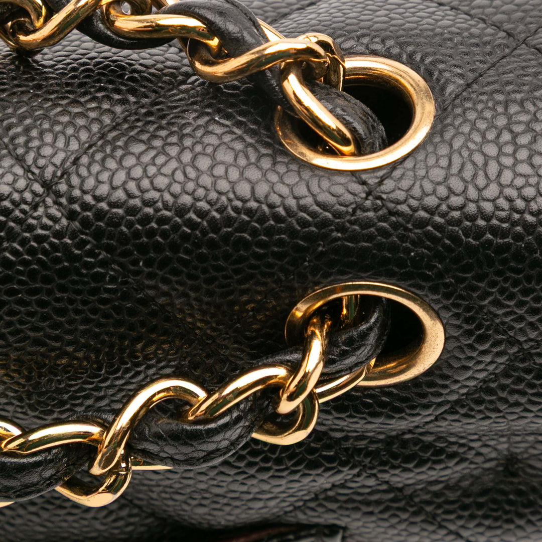 Chanel Jumbo Classic Caviar Double rabat Noir – GABY PARIS Authentique