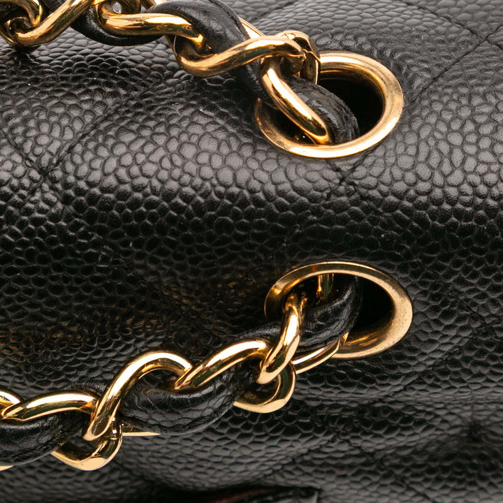 Chanel Jumbo Classic Caviar Double rabat Noir – GABY PARIS Authentique