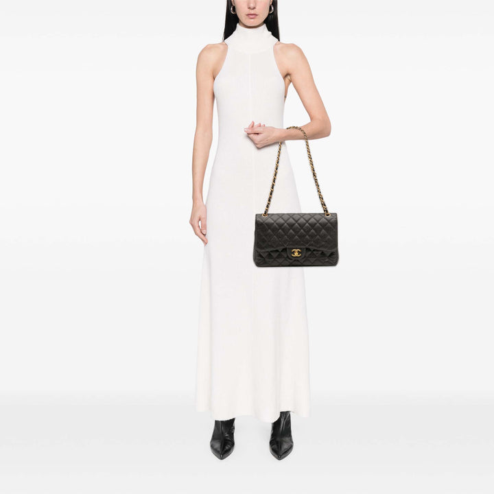 Chanel Jumbo Classic Caviar Double rabat Noir – GABY PARIS Authentique