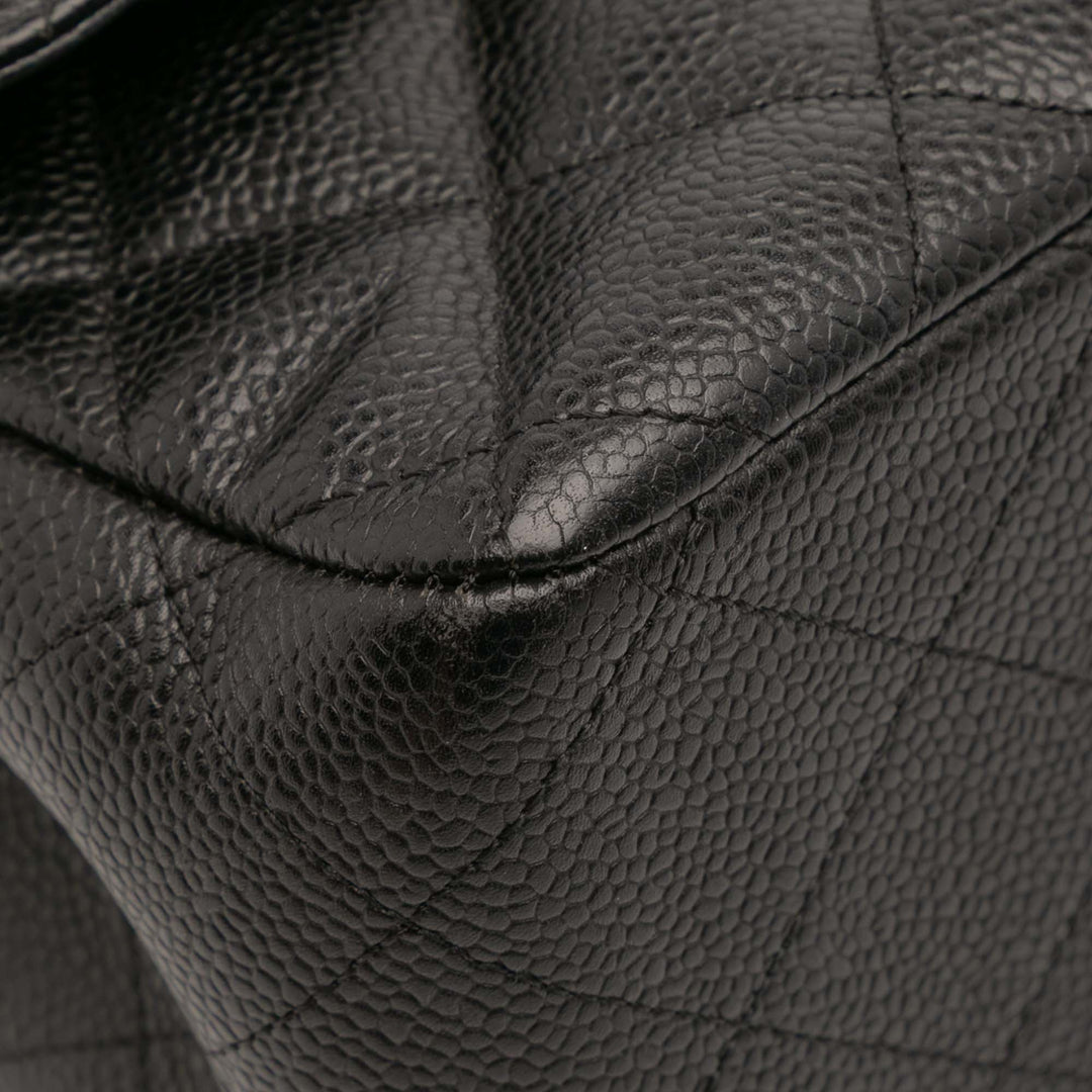 Chanel Jumbo Classic Caviar Double rabat Noir – GABY PARIS Authentique