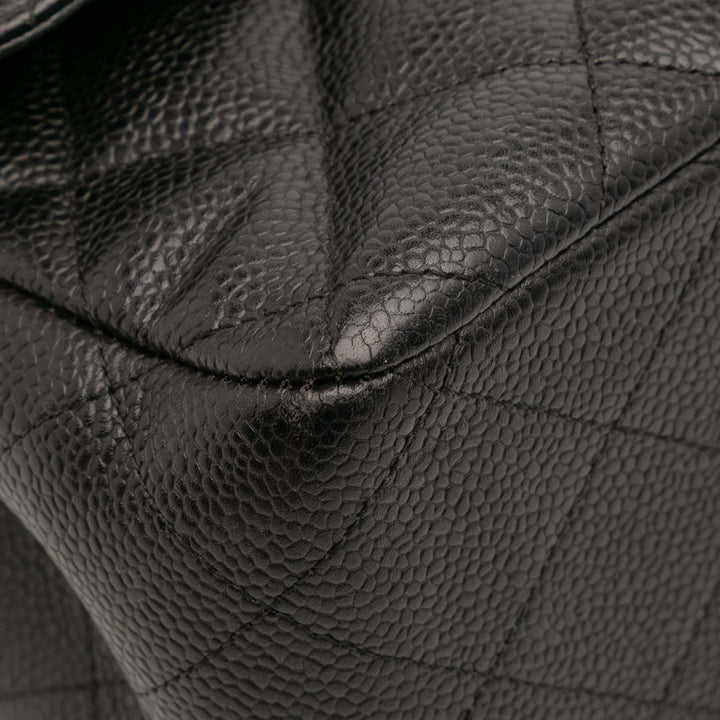 Chanel Jumbo Classic Caviar Double rabat Noir – GABY PARIS Authentique