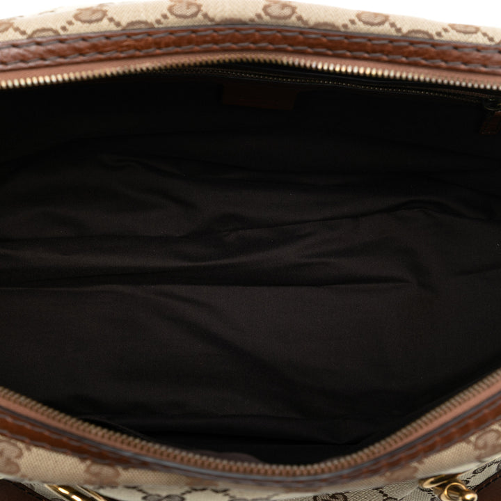 Gucci GG Toile Jockey Boston Sac