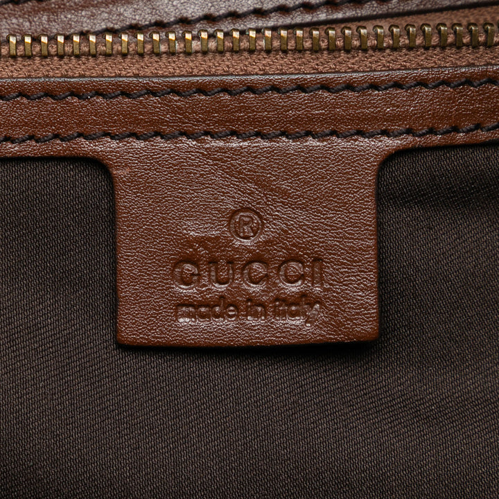 Gucci GG Toile Jockey Boston Sac