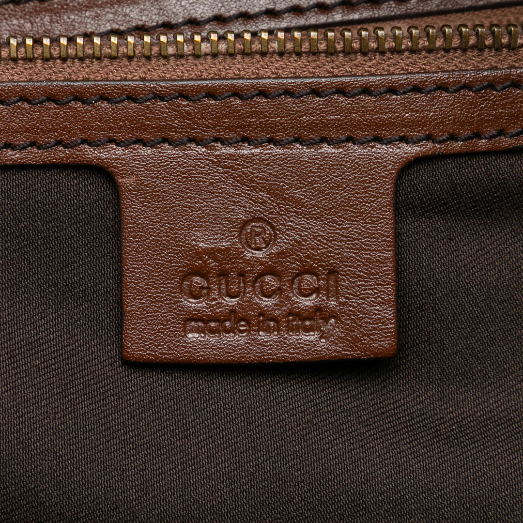 Gucci GG Toile Jockey Boston Sac