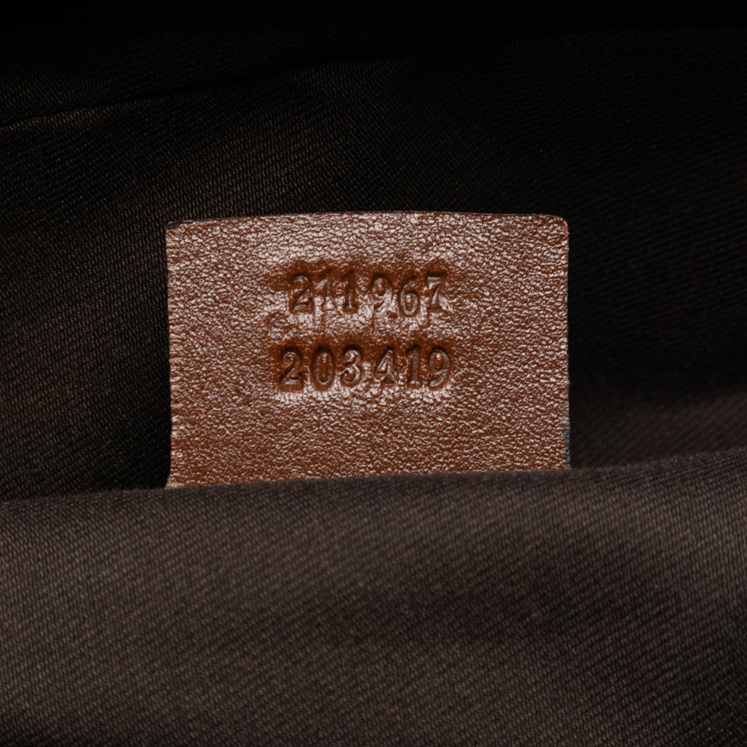 Gucci GG Toile Jockey Boston Sac