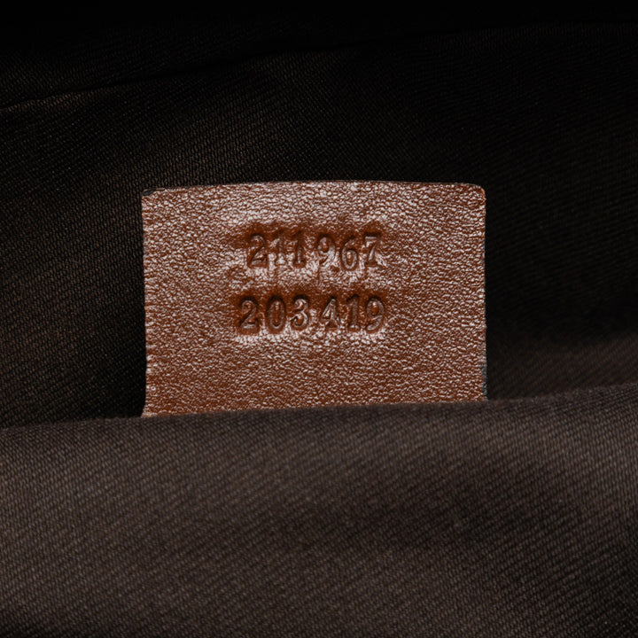 Gucci GG Toile Jockey Boston Sac