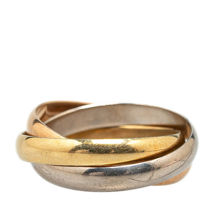 Tricolor Large Model 18K Gold Classic Trinity Ring Gold - Gaby Paris