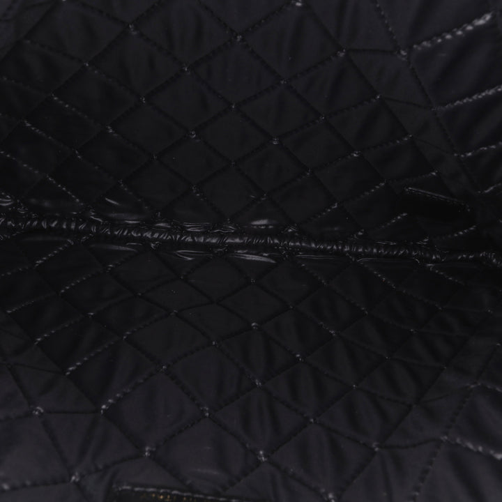 Medium Bi Quilted Lambskin Cosmetic Case Black - Gaby Paris