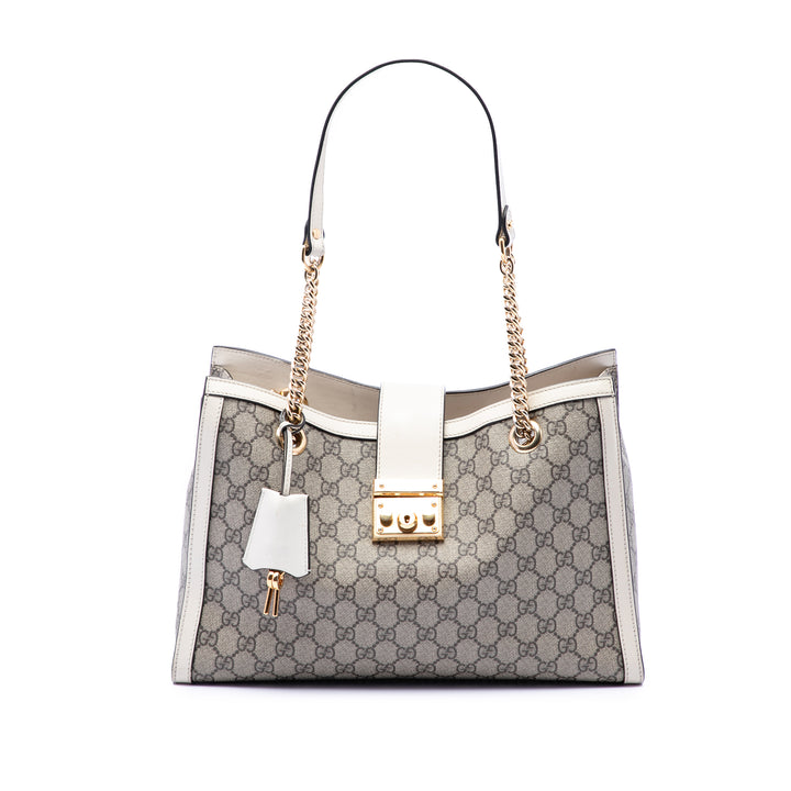 Gucci Padlock Cabas Moyen Toile GG Supreme