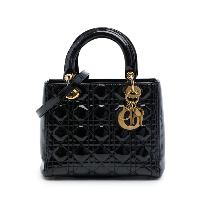 Lady Dior Cannage Moyen Noir