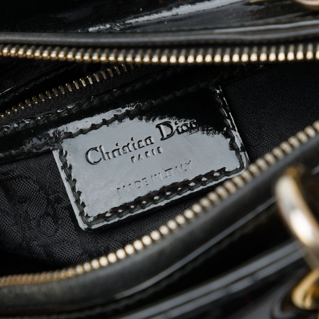 Lady Dior Cannage Moyen Noir