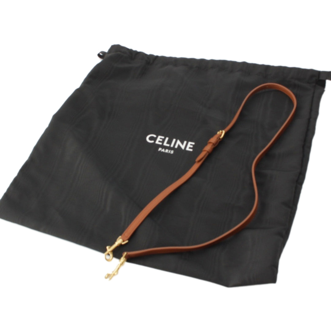 Souple Cube Sac Petit Cuir de veau Marron