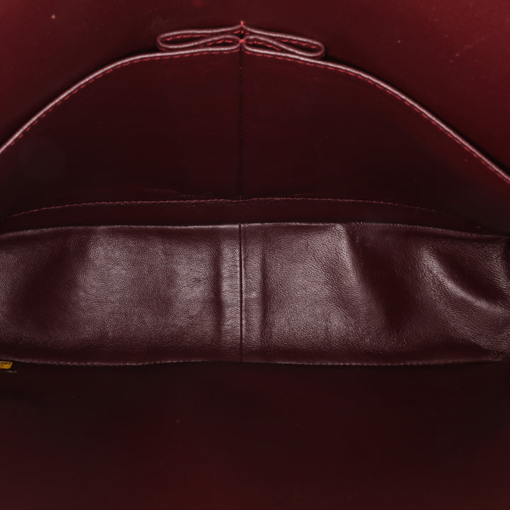 Jumbo Classic Lambskin Double Flap Black - Gaby Paris