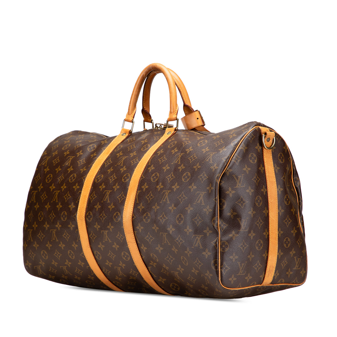 Monogram Keepall Bandouliere 55 Brown - Gaby Paris