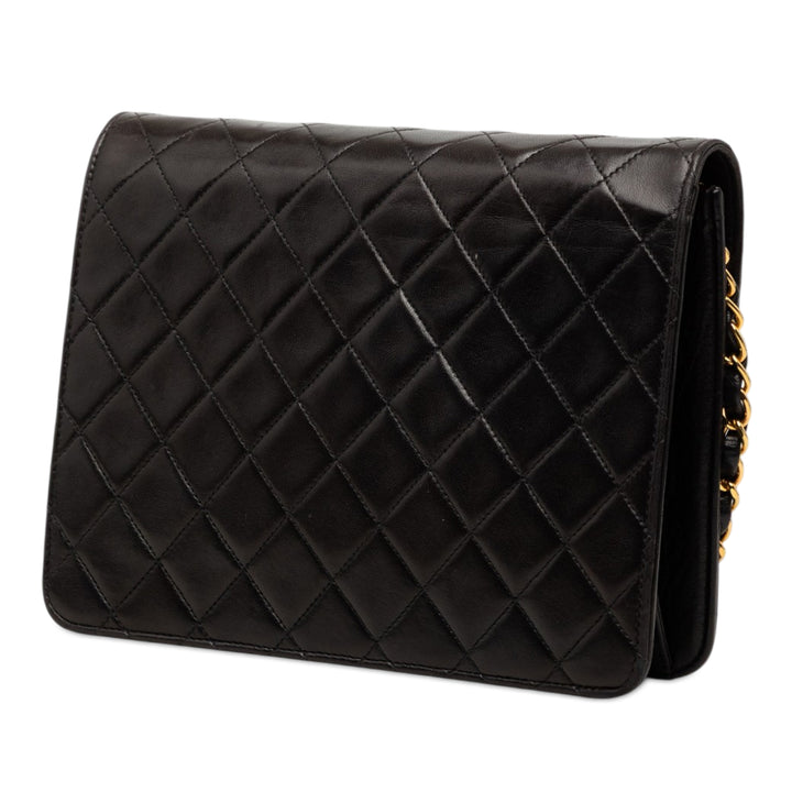 Chanel Small CC Matelassé Cuir d’agneau Simple rabat