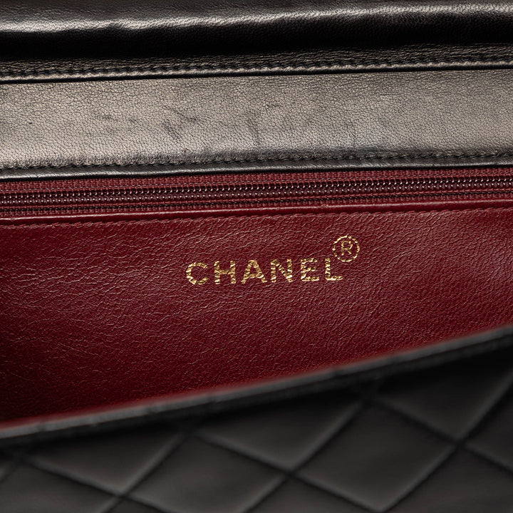 Chanel Small CC Matelassé Cuir d’agneau Simple rabat